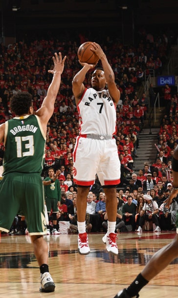 Lowry bounces back, Raptors edge Bucks to even series at 1-1 (Apr 18, 2017)
